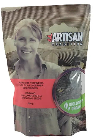 Artisan Tradition Organic Sunflower in Shell Sprouting Seeds
