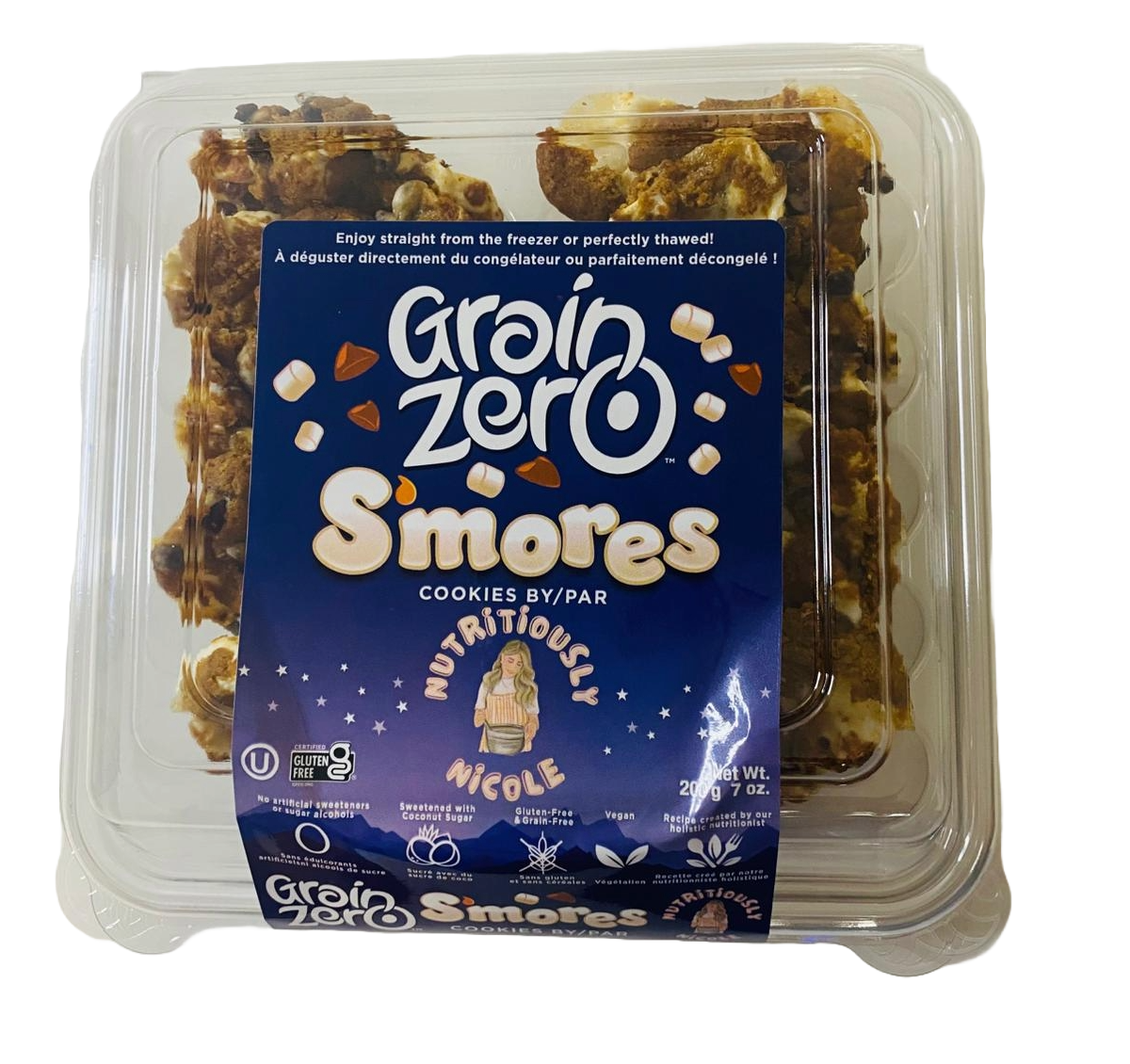 Grain Zero Smores Cookies