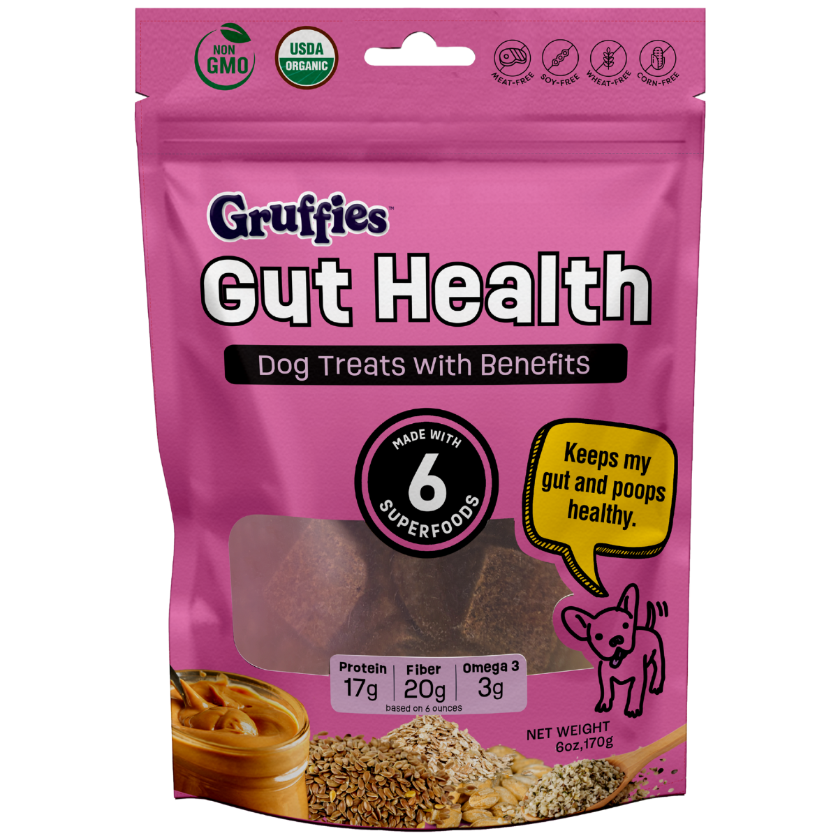 Gruffies Gut Health Dog Treats