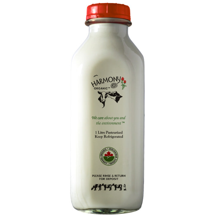 Harmony Organic Organic Whole Milk 3.8% (Glass)