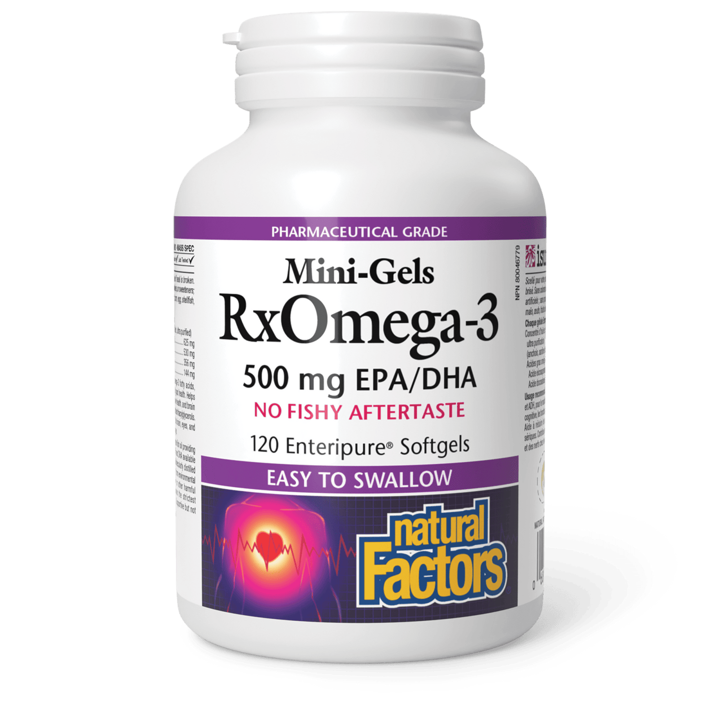 Natural Factors Rxomega-3 Mini-Gels - 500mg