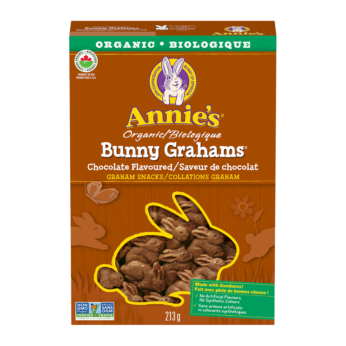 Annie's Homegrown Bunny Grahams Chocolate