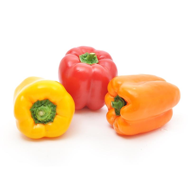 Produce Organic Tri-Coloured Bell Peppers