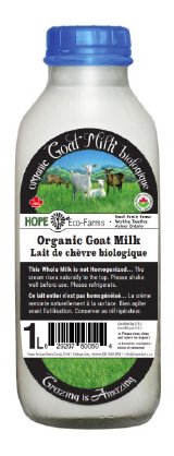 Hope Eco Farms Organic Goat Milk