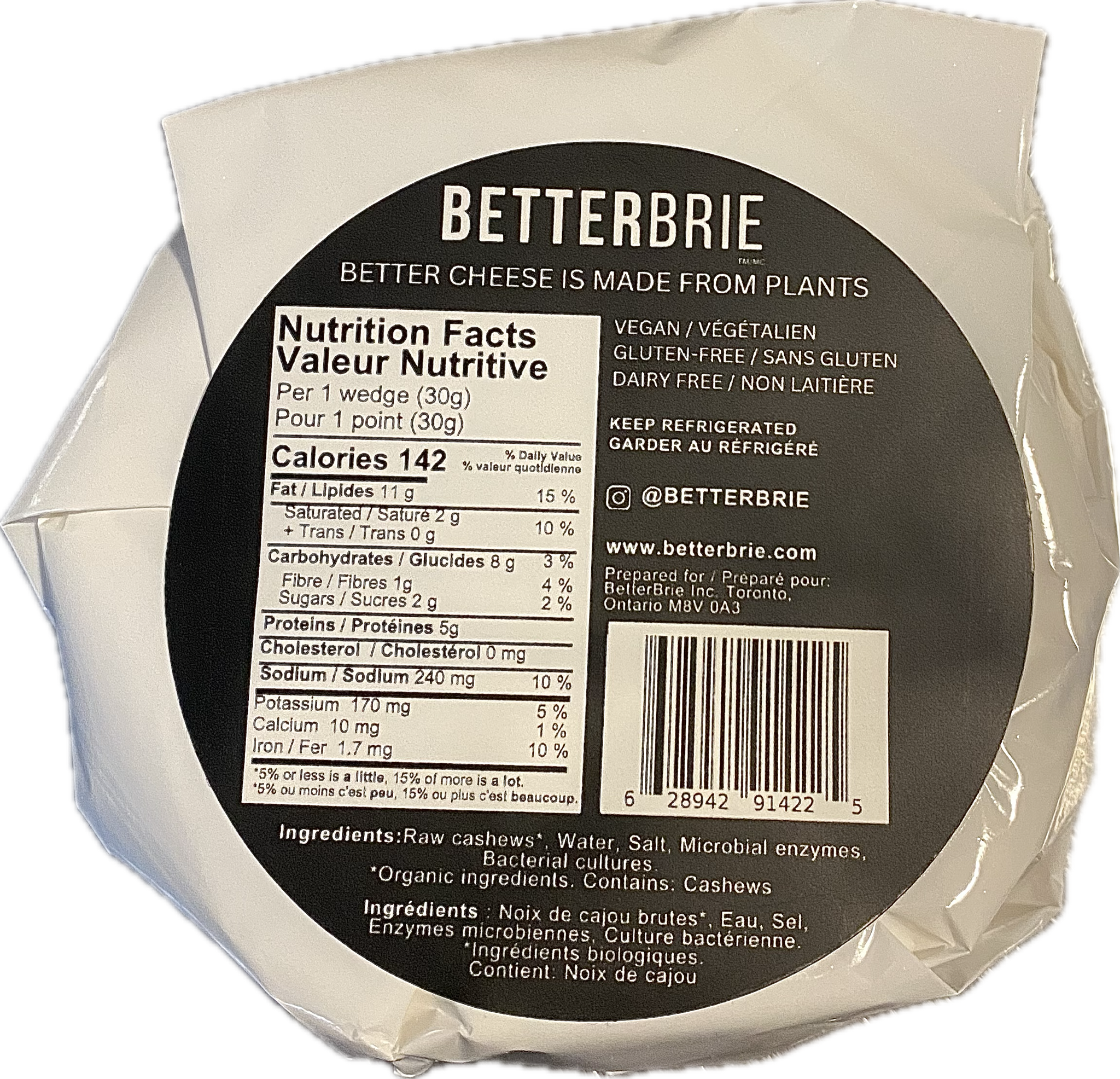 Betterbrie Truffle Plant-Based Aged Brie