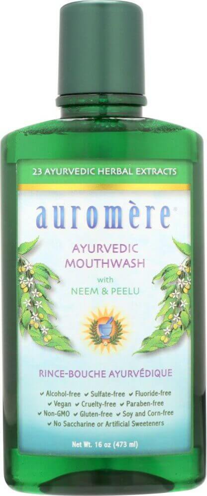 Auromere Ayurvedic Mouthwash with Neem & Peelu