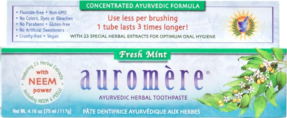 Auromere Fresh Mint Toothpaste