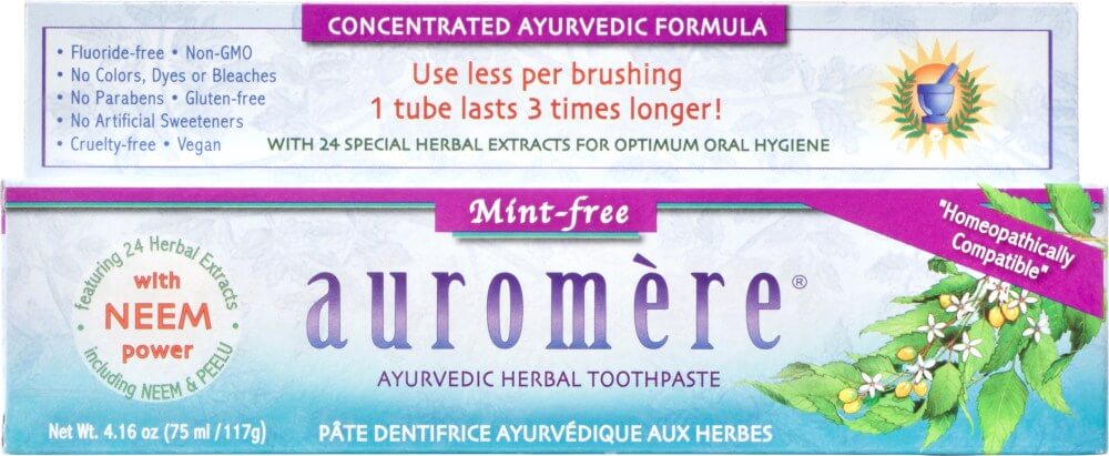 Auromere Mint-Free Toothpaste