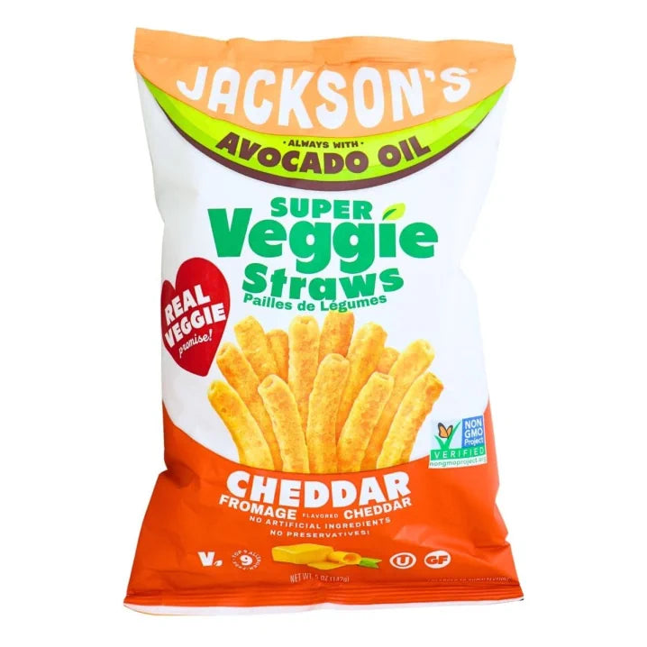 Gluten-Free Cheddar Veggie Straw With Avocado Oil
