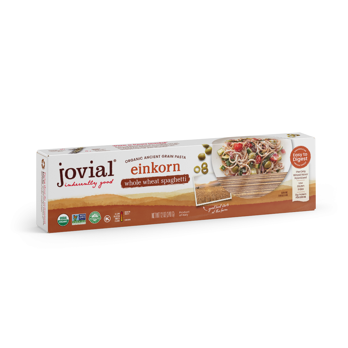 Jovial Organic Einkorn Whole Wheat Spaghetti