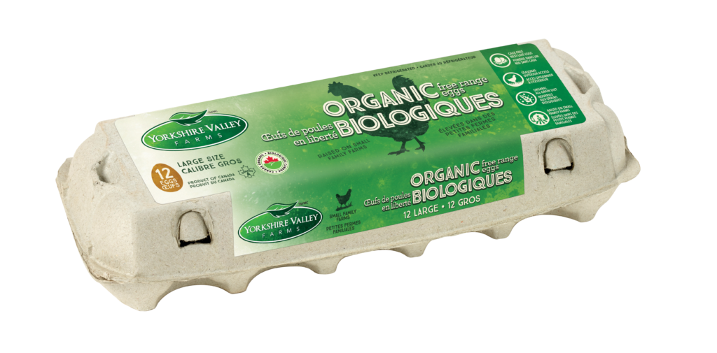 Yorkshire Valley Organic Free Range Eggs Lrg