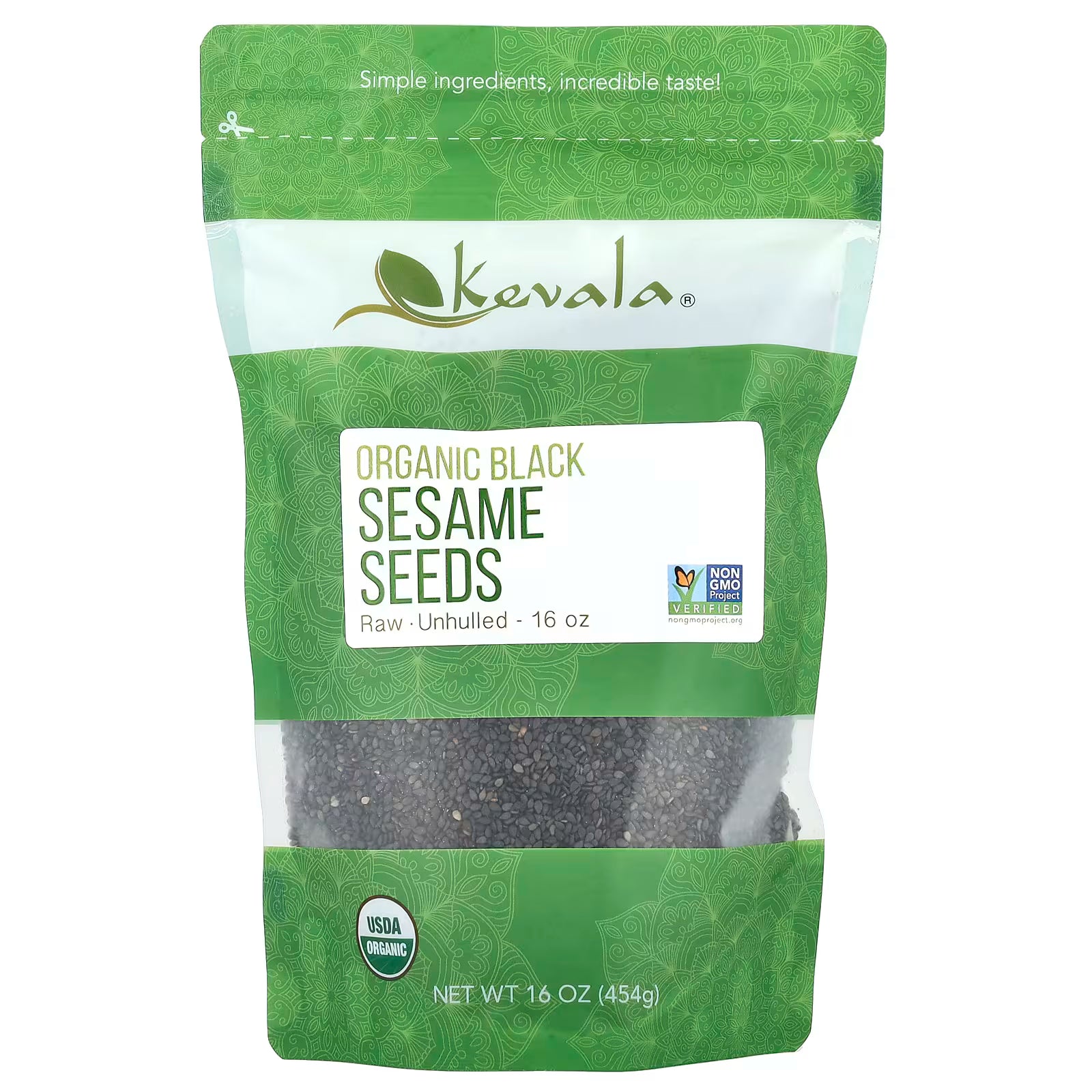 Kevala Organic Black Sesame Seeds