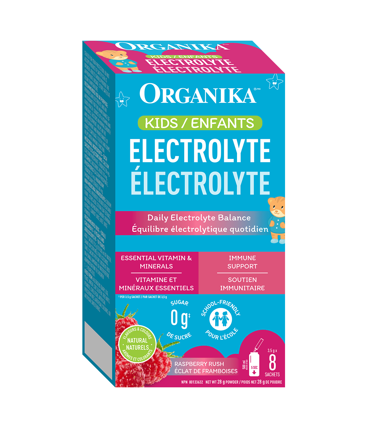 Organika Raspberry Rush Kids Electrolytes
