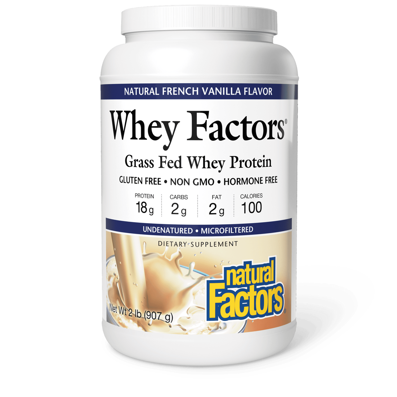 Natural Factors French Vanilla Whey Protein