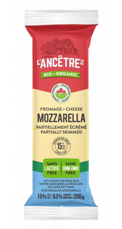 L'Ancetre Organic Mozzarella 28% MF