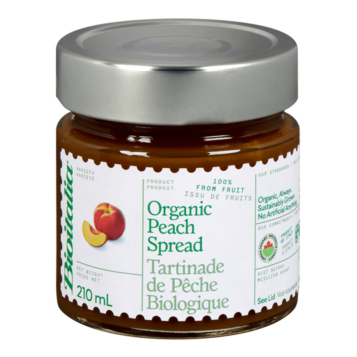 Organic Peach Spread