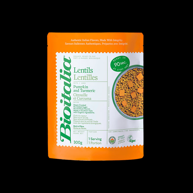 Bioitalia Organic Lentils With Pumpkin & Turmeric