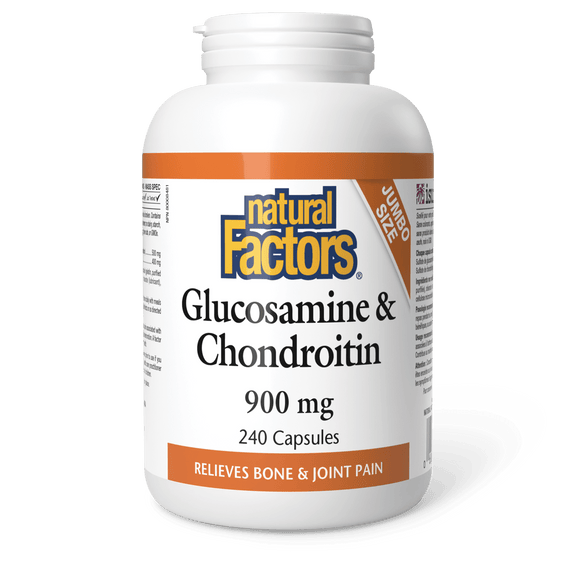 Natural Factors Glucosamine & Chondroitin Sulfate - 900mg