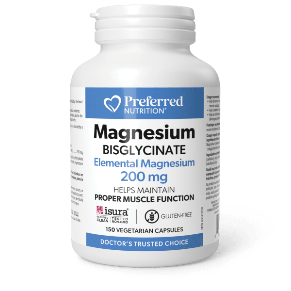 Preferred Nutrition Magnesium Bisglycinate - 200mg