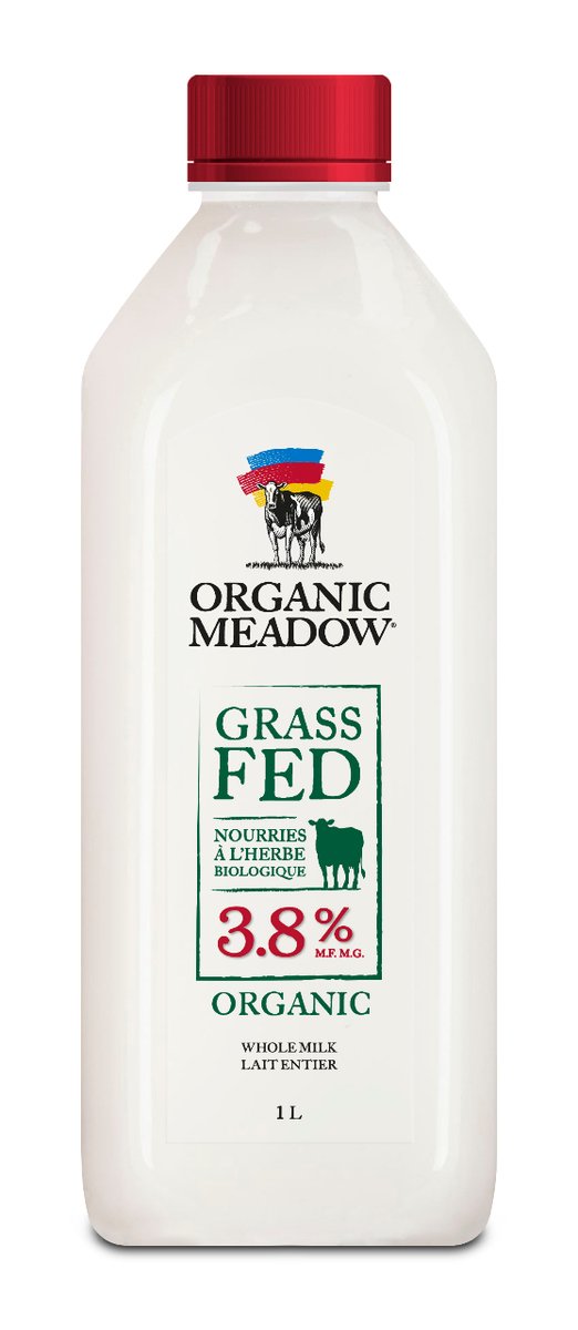 Organic Meadow Organic Grass Fed Whole 3.8% Milk