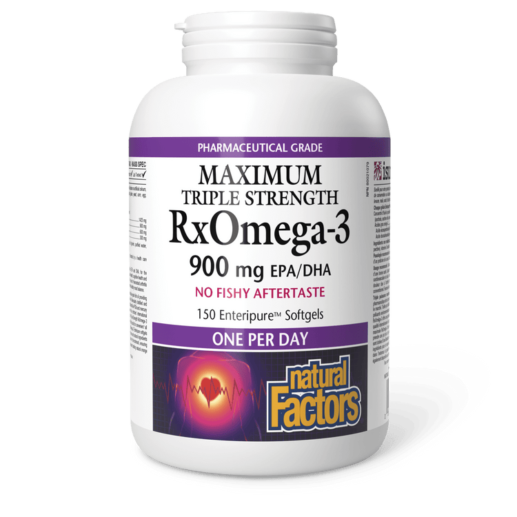 Natural Factors Maximum RxOmega 3 - 900mg