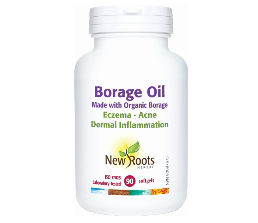New Roots Organic Borage Oil - 1000Mg