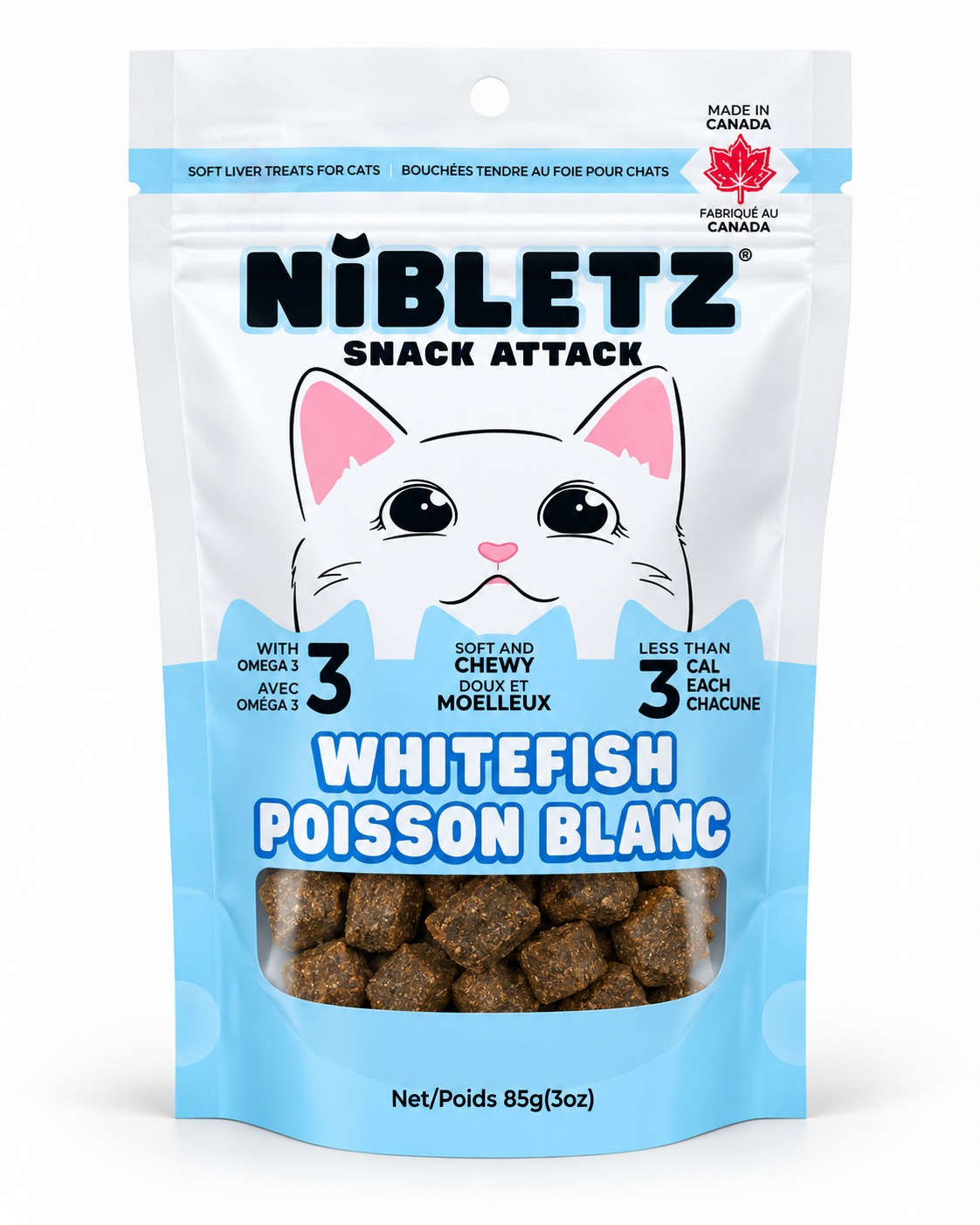Niblets Whitefish Flavour Treats