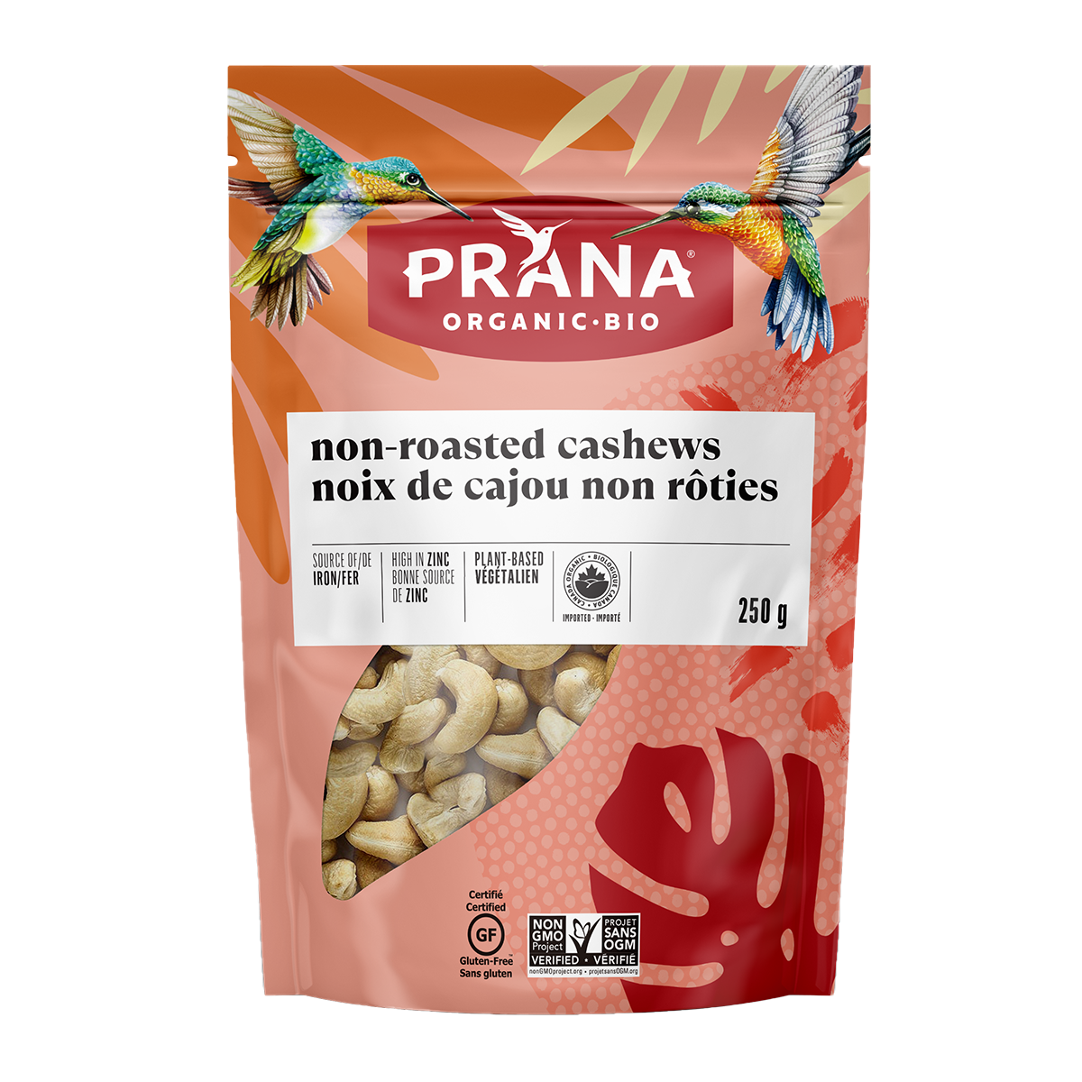 Prana Organic Non-Roasted Cashews