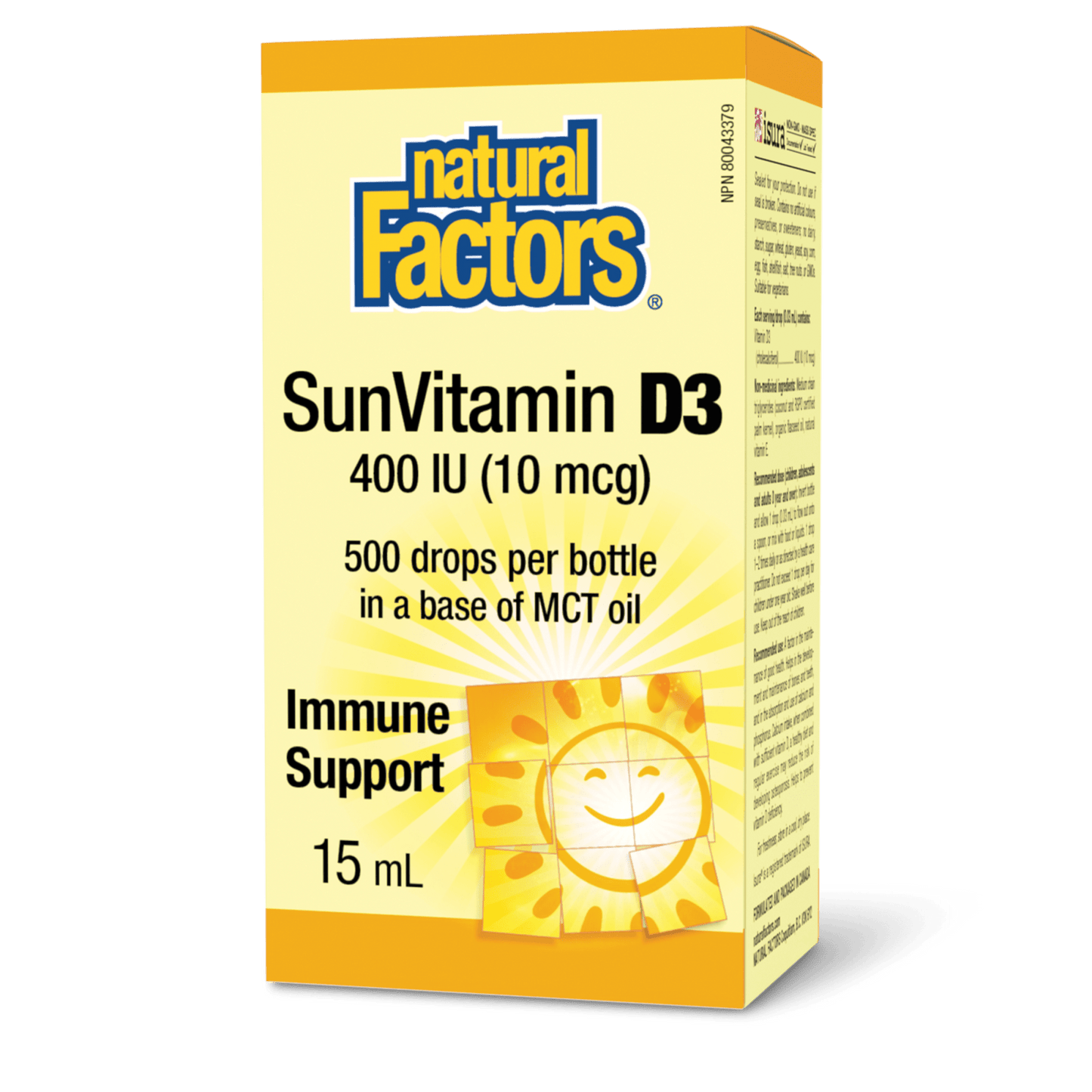 Kids Vitamin D3 Drops - 400IU