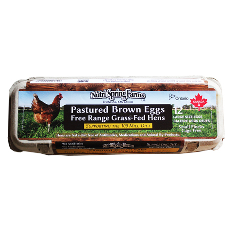 Nutri Spring Farms Pastured Brown Eggs