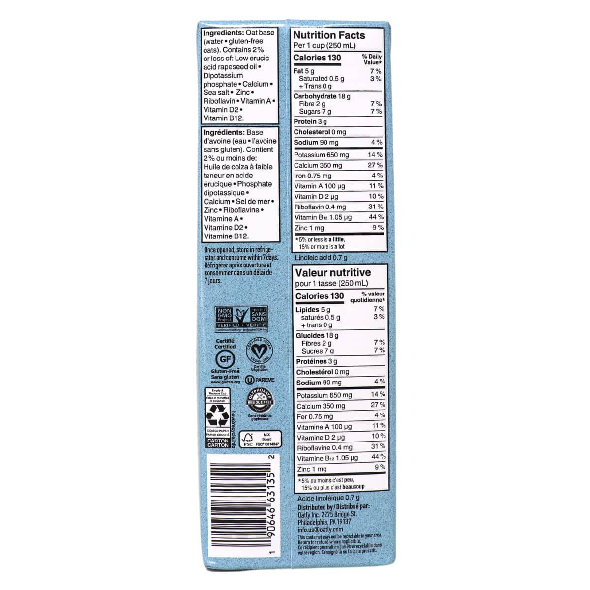 Oatly! Original Oat Drink