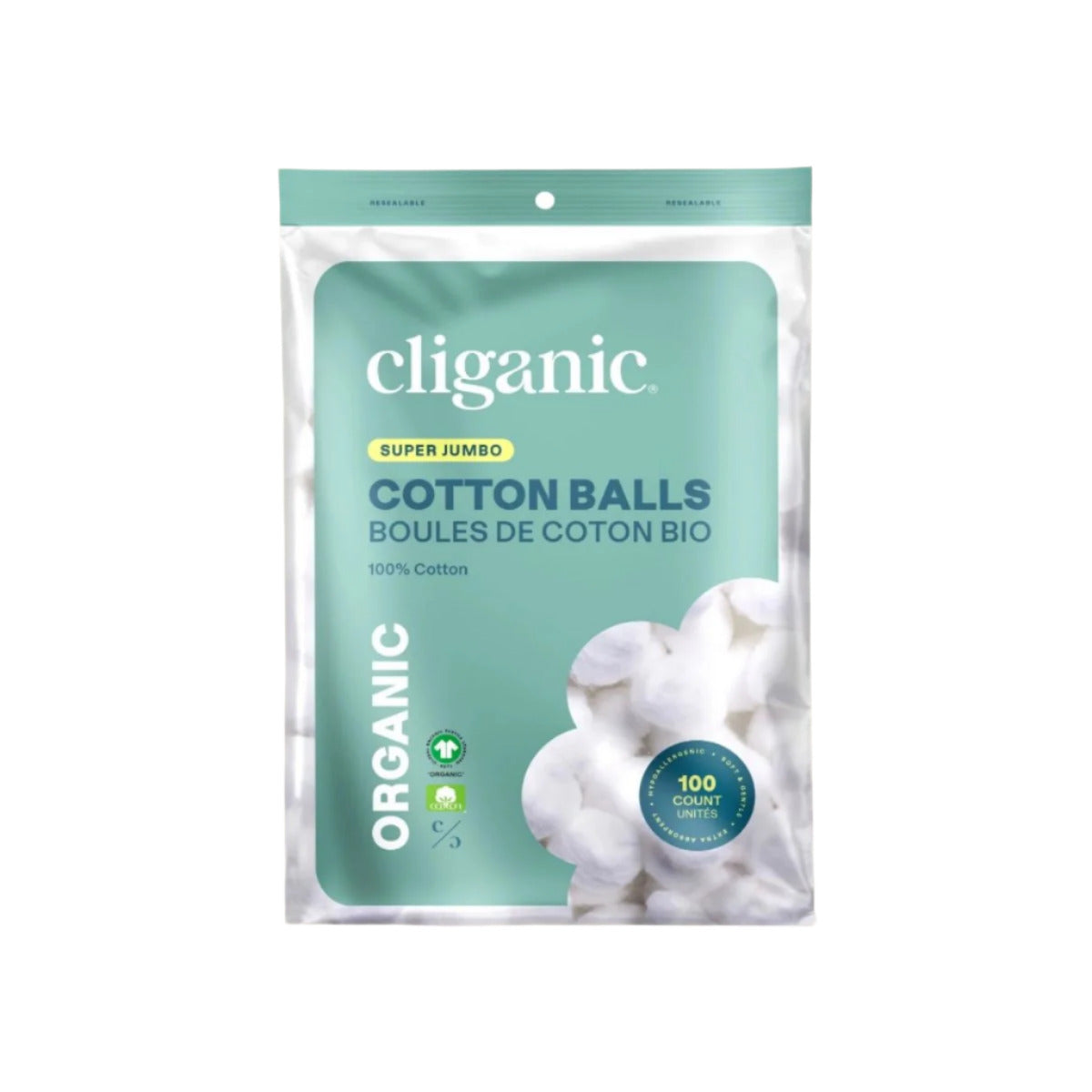 Cliganic Organic Cotton Balls