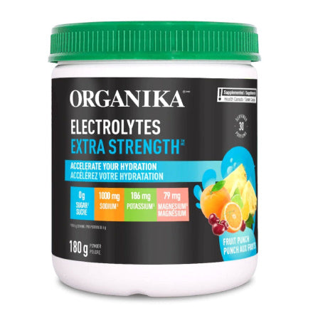 Organika Fruit Punch Extra Strength Electrolytes