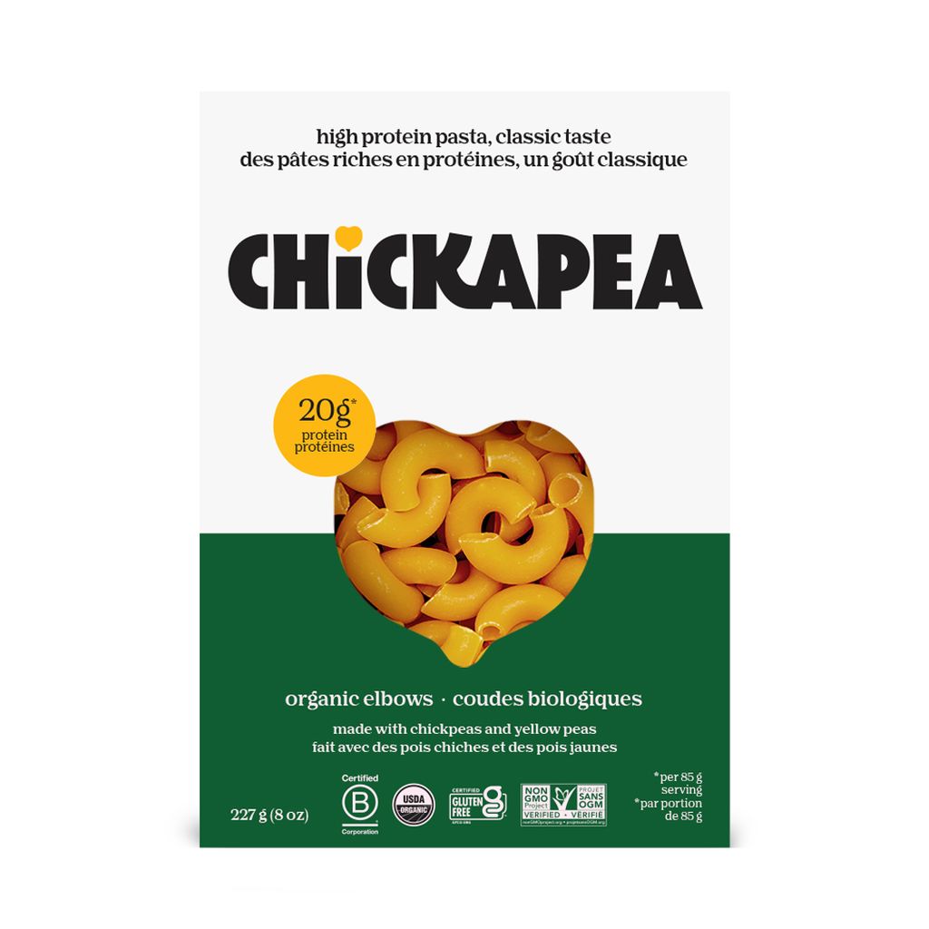 Chickapea Organic Elbow Chickpea & Yellow Pea Pasta