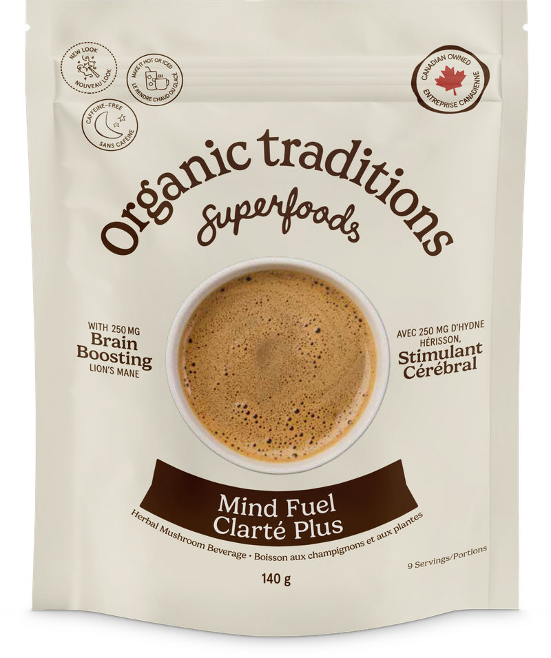 Organic Traditions Mind Fuel Instant Herbal Mushroom Beverage