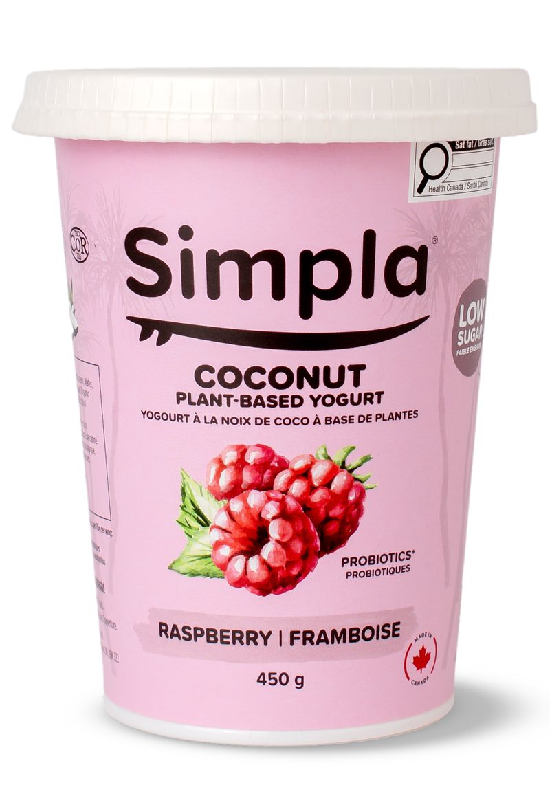 Simpla Raspberry Plant-Based Coconut Yogurt