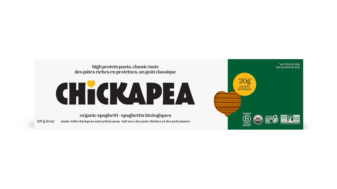 Chickapea Organic Spaghetti Chickpea & Yellow Pea Pasta