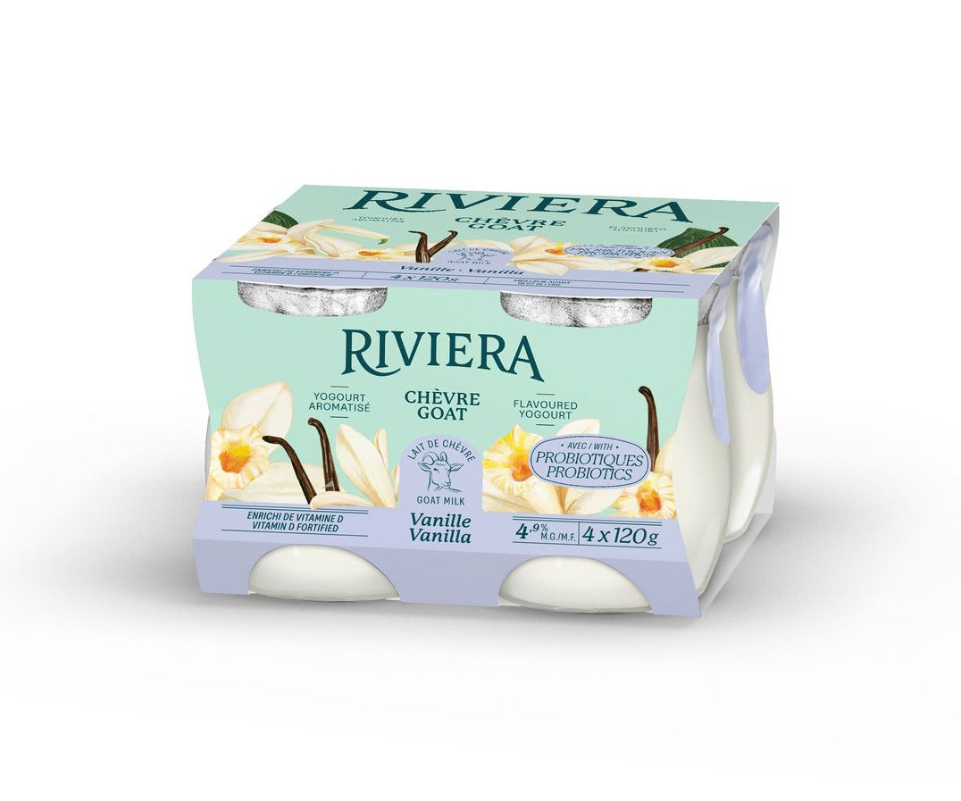 Riviera Vanilla Multi-Pack Goat Yogurt PET