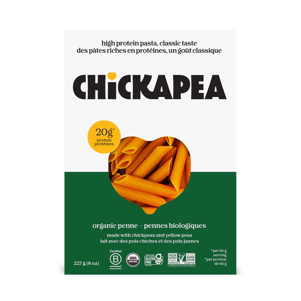 Chickapea Organic Penne Chickpea & Yellow Pea Pasta