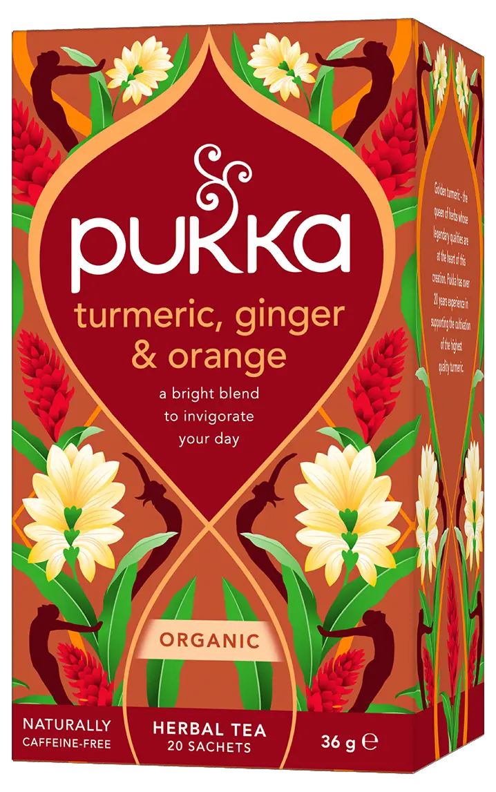 Pukka Organic Turmeric Ginger & Orange Tea