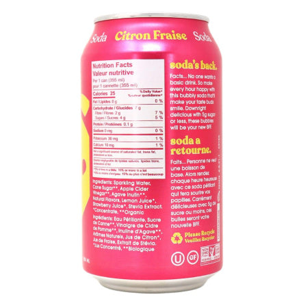 Poppi Strawberry Lemon Soda