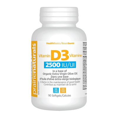 Prairie Naturals Vitamin D3 2500IU