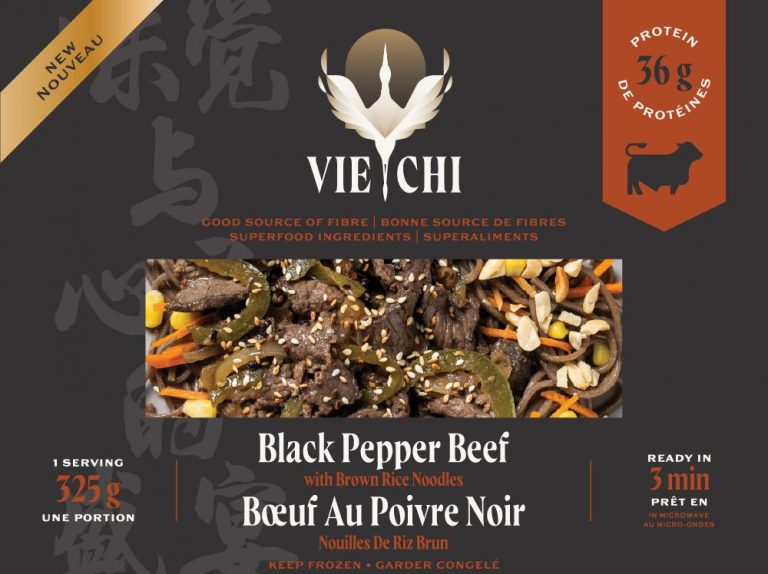 Vie Chi Black Pepper Beef with Brown Rice Noodles Meal
