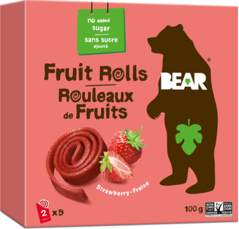 Bear Strawberry Fruit Rolls