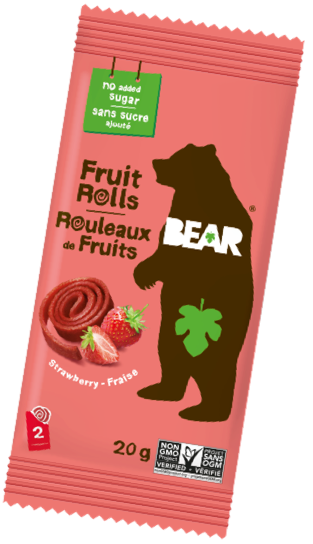 Bear Strawberry Fruit Rolls