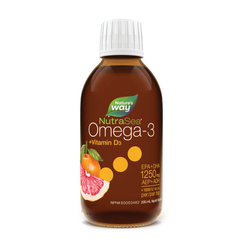 Nature's Way Grapefruit Tangerine Omega-3 +Vitamin D