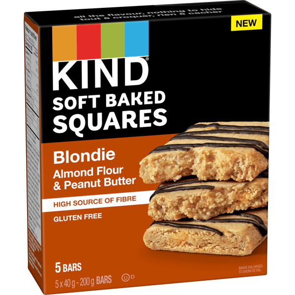 Kind Almond Flour & P/B Blondie Soft Baked Squares