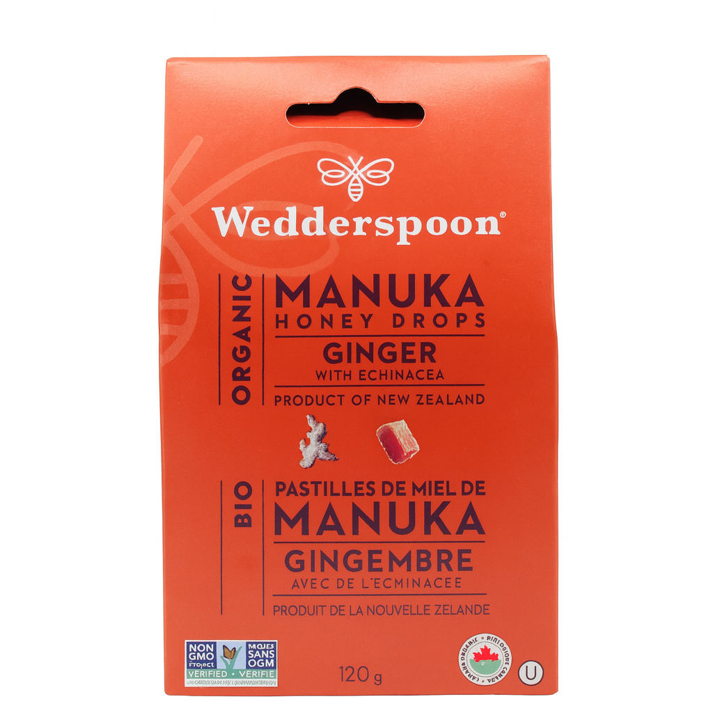 Wedderspoon Ginger Manuka Lozenges