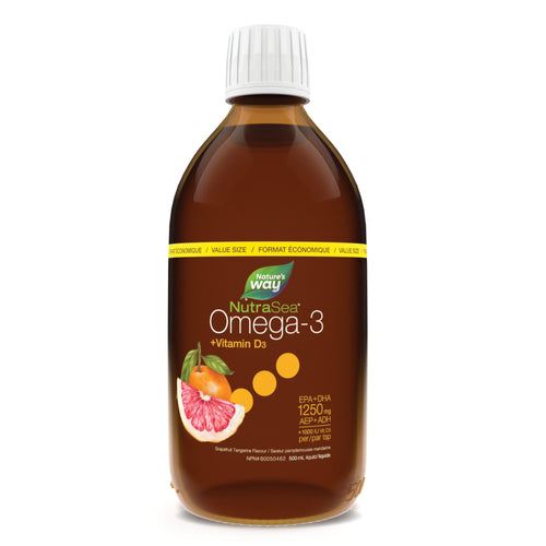 Nature's Way Grapefruit Tangerine Omega 3 +Vitamin D