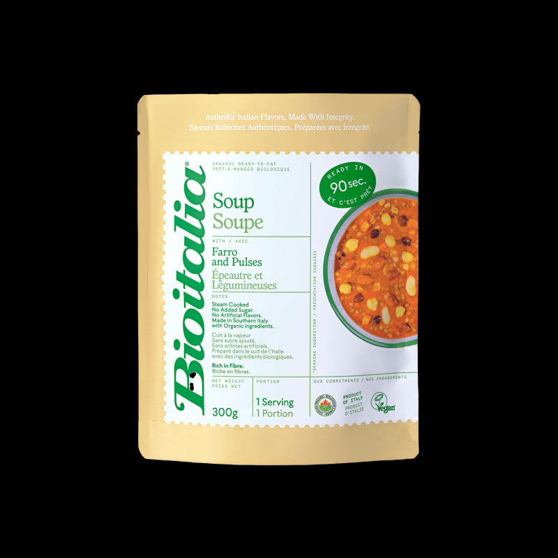 Bioitalia Organic Soup With Farro And Pulses